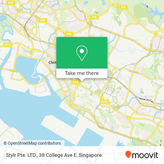 Stylr Pte. LTD., 38 College Ave E地图