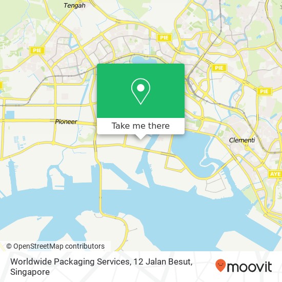 Worldwide Packaging Services, 12 Jalan Besut map