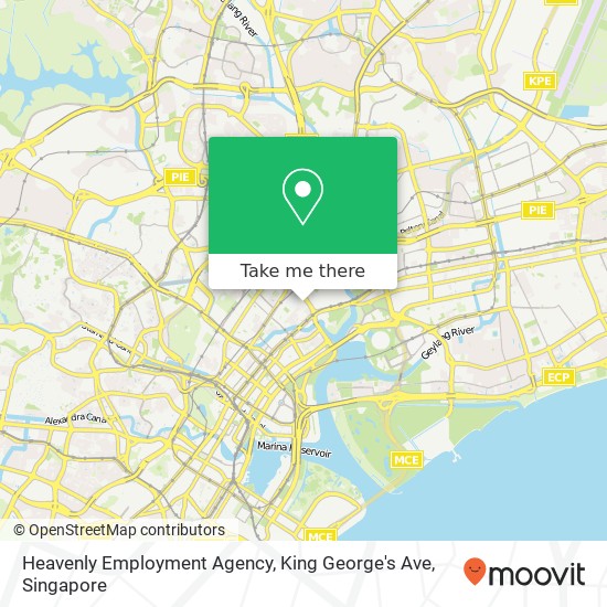 Heavenly Employment Agency, King George's Ave map