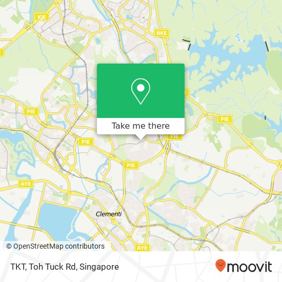 TKT, Toh Tuck Rd map
