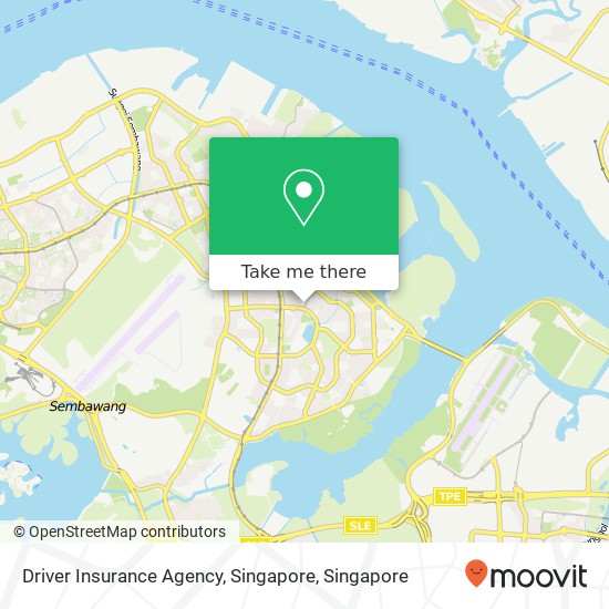 Driver Insurance Agency, Singapore map