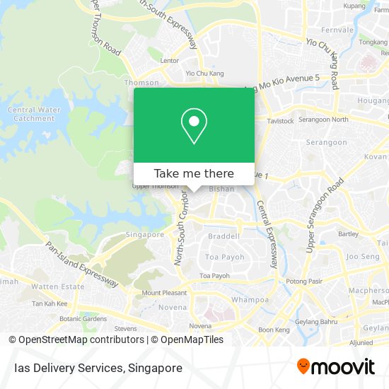 Ias Delivery Services map