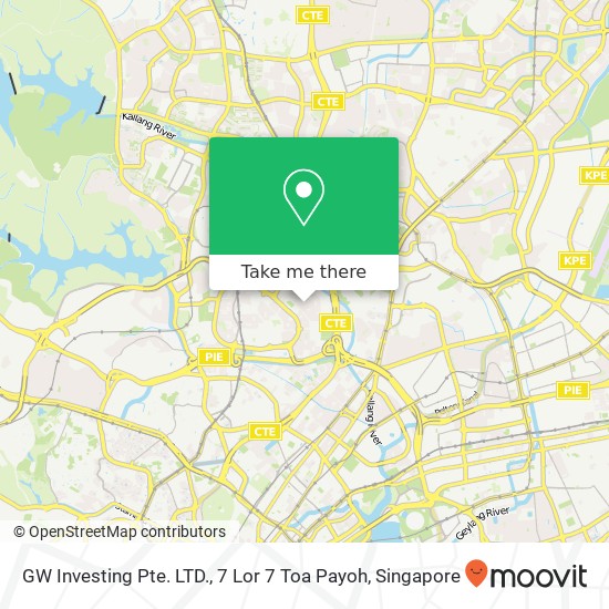 GW Investing Pte. LTD., 7 Lor 7 Toa Payoh map