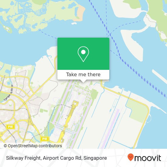 Silkway Freight, Airport Cargo Rd map