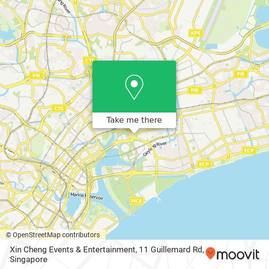 Xin Cheng Events & Entertainment, 11 Guillemard Rd地图