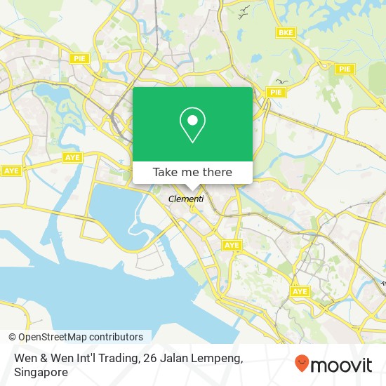 Wen & Wen Int'l Trading, 26 Jalan Lempeng map