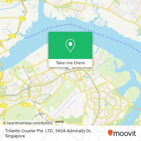 Trilantic Courier Pte. LTD., 360A Admiralty Dr map
