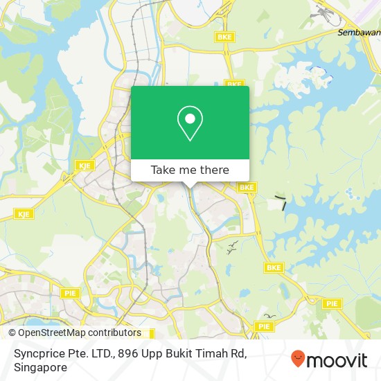 Syncprice Pte. LTD., 896 Upp Bukit Timah Rd map