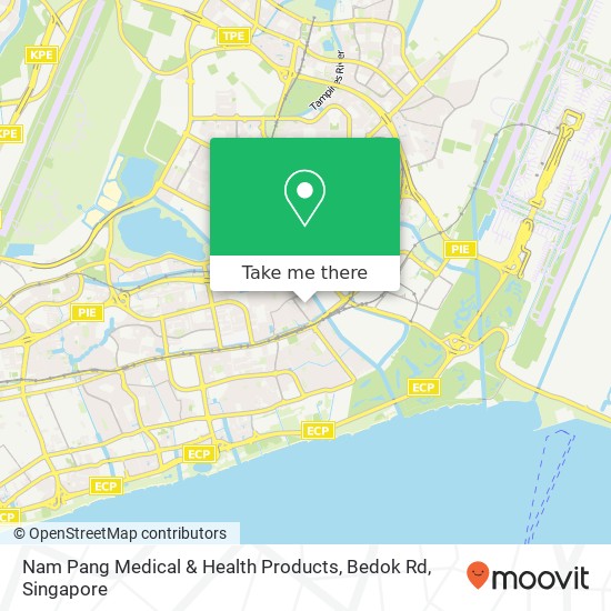 Nam Pang Medical & Health Products, Bedok Rd map