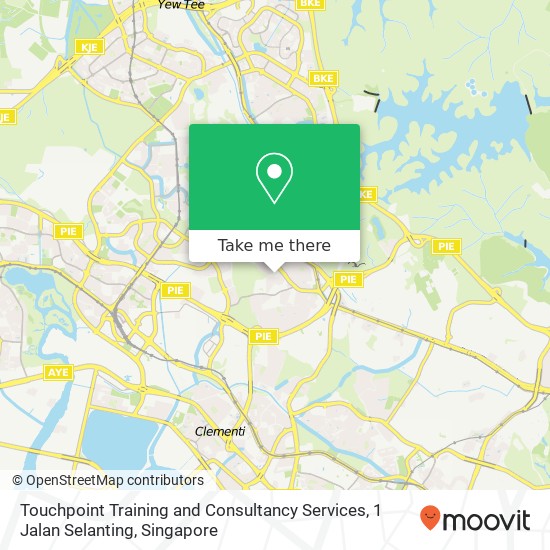 Touchpoint Training and Consultancy Services, 1 Jalan Selanting map