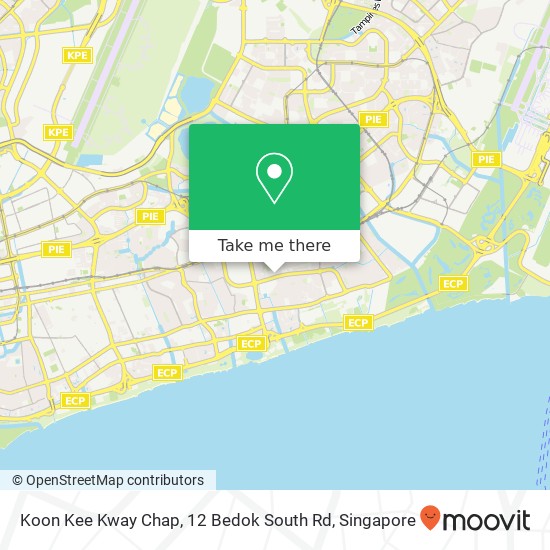 Koon Kee Kway Chap, 12 Bedok South Rd地图