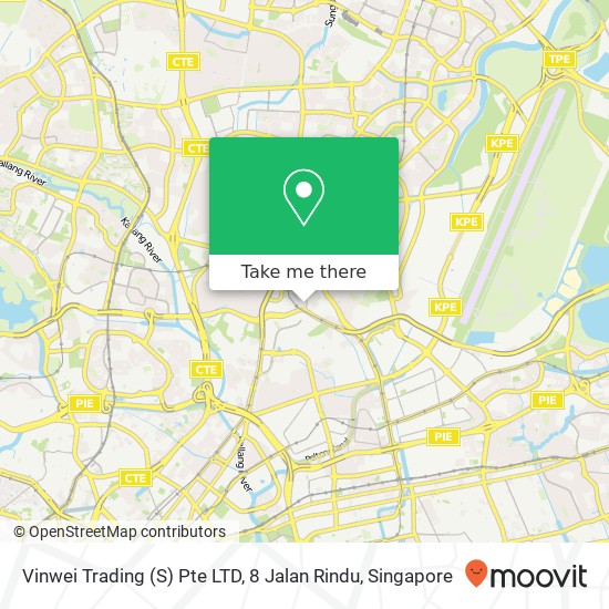 Vinwei Trading (S) Pte LTD, 8 Jalan Rindu地图