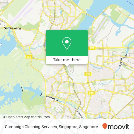 Campaign Cleaning Services, Singapore map