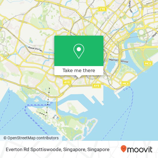 Everton Rd Spottiswoode, Singapore地图