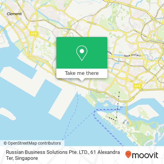 Russian Business Solutions Pte. LTD., 61 Alexandra Ter地图