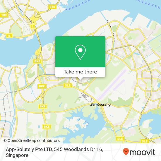 App-Solutely Pte LTD, 545 Woodlands Dr 16 map