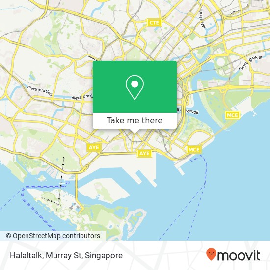 Halaltalk, Murray St map