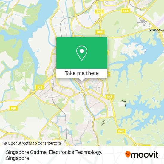 Singapore Gadmei Electronics Technology地图