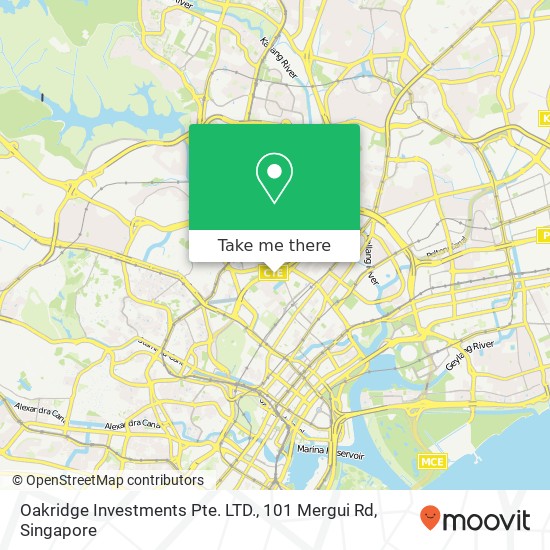 Oakridge Investments Pte. LTD., 101 Mergui Rd地图