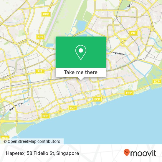 Hapetex, 58 Fidelio St map