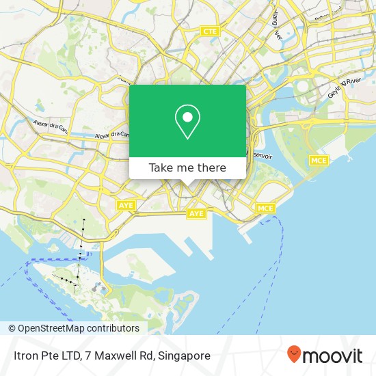 Itron Pte LTD, 7 Maxwell Rd地图