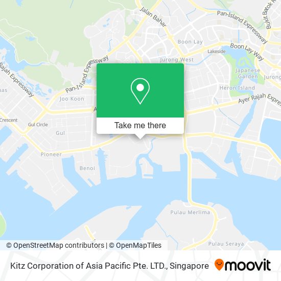 Kitz Corporation of Asia Pacific Pte. LTD.地图