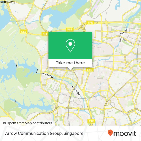 Arrow Communication Group map