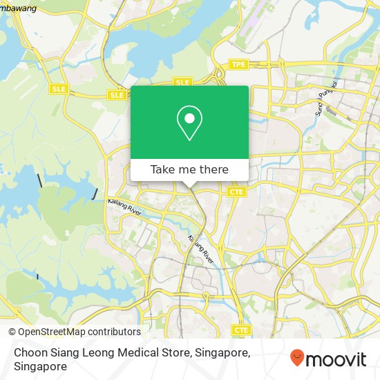 Choon Siang Leong Medical Store, Singapore map