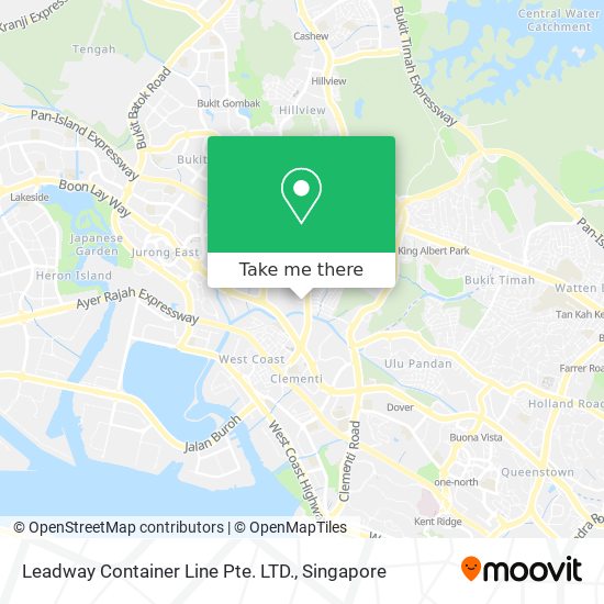 Leadway Container Line Pte. LTD. map