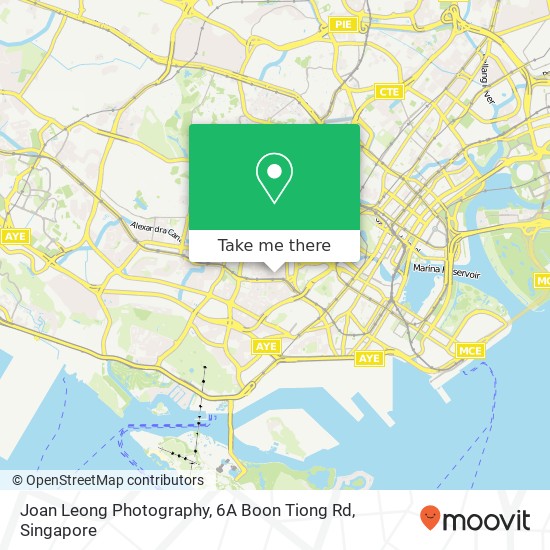 Joan Leong Photography, 6A Boon Tiong Rd地图