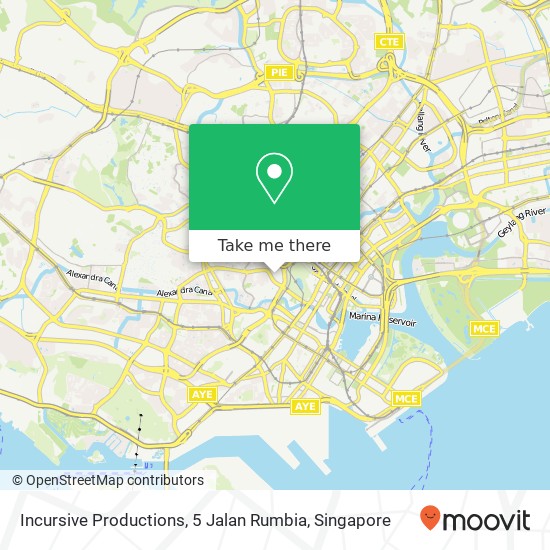 Incursive Productions, 5 Jalan Rumbia map