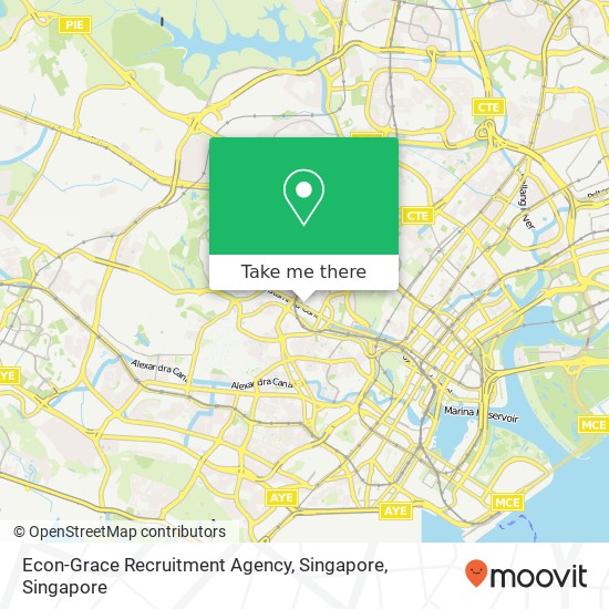 Econ-Grace Recruitment Agency, Singapore地图