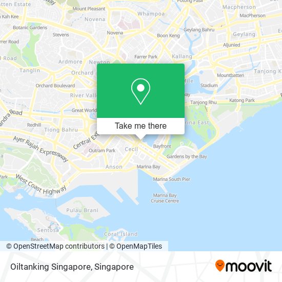 Oiltanking Singapore map