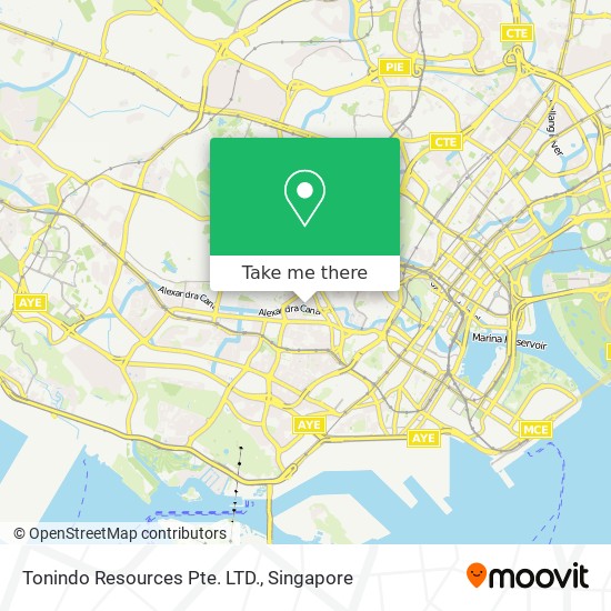 Tonindo Resources Pte. LTD. map