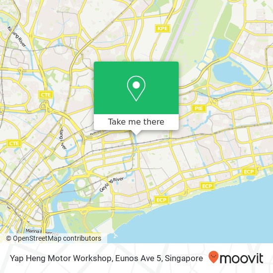 Yap Heng Motor Workshop, Eunos Ave 5 map