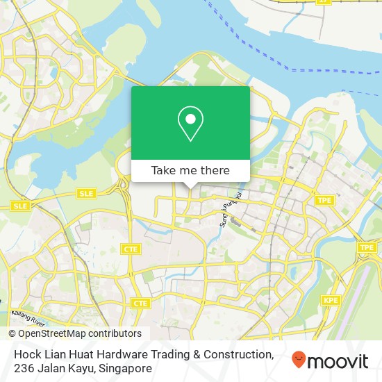 Hock Lian Huat Hardware Trading & Construction, 236 Jalan Kayu map