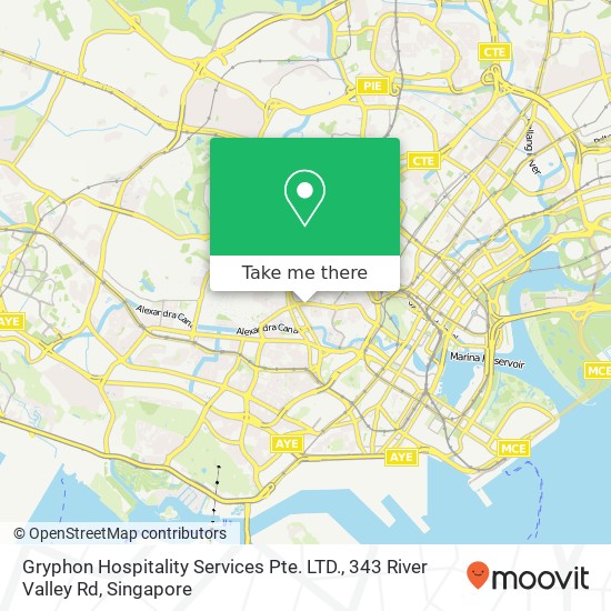 Gryphon Hospitality Services Pte. LTD., 343 River Valley Rd map