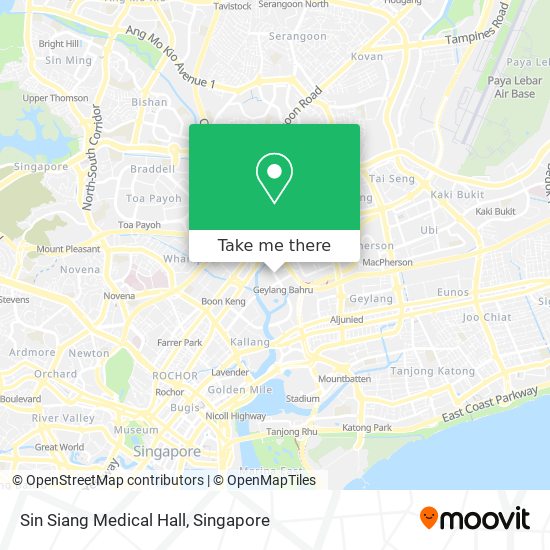 Sin Siang Medical Hall map