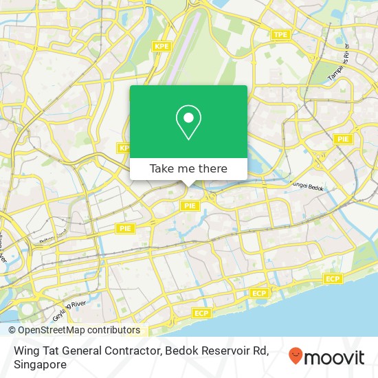 Wing Tat General Contractor, Bedok Reservoir Rd地图