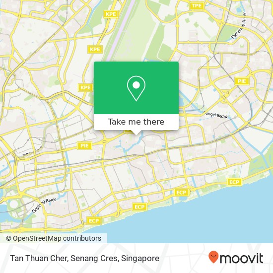 Tan Thuan Cher, Senang Cres map