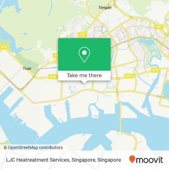 LJC Heatreatment Services, Singapore map