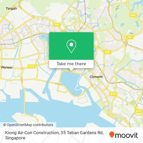 Kiong Air-Con Construction, 35 Teban Gardens Rd地图