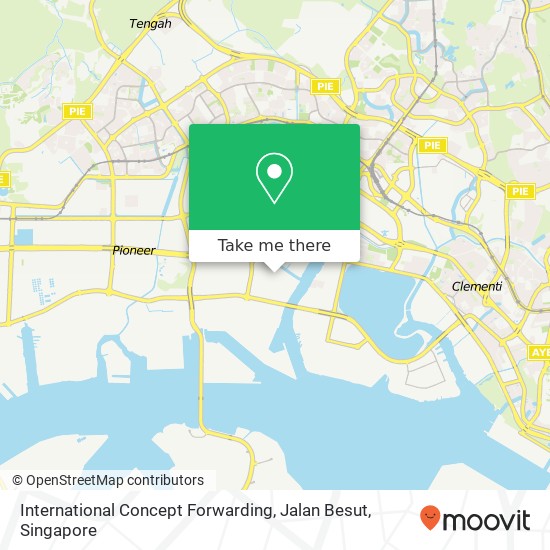 International Concept Forwarding, Jalan Besut map