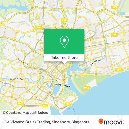 De Vivanco (Asia) Trading, Singapore地图