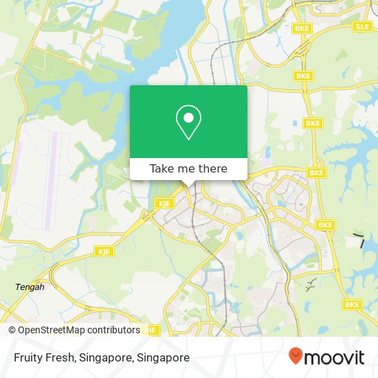 Fruity Fresh, Singapore map