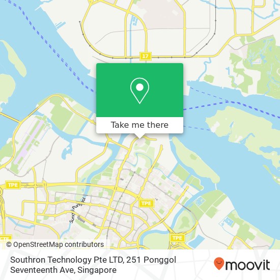 Southron Technology Pte LTD, 251 Ponggol Seventeenth Ave map
