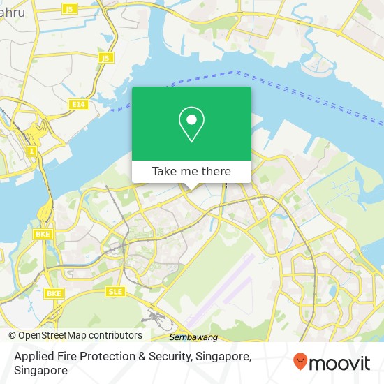 Applied Fire Protection & Security, Singapore地图