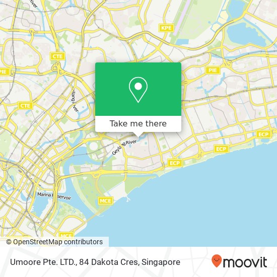 Umoore Pte. LTD., 84 Dakota Cres地图