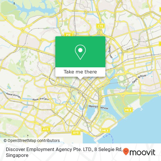 Discover Employment Agency Pte. LTD., 8 Selegie Rd map