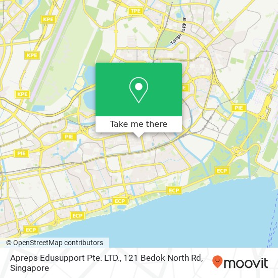 Apreps Edusupport Pte. LTD., 121 Bedok North Rd map